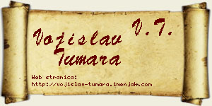 Vojislav Tumara vizit kartica